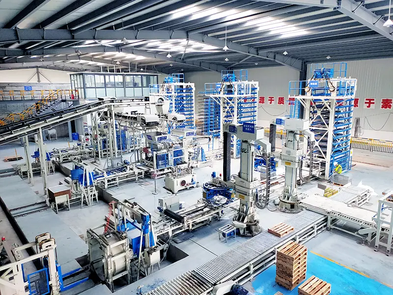 Dây chuyền sản xuất gạch thấm