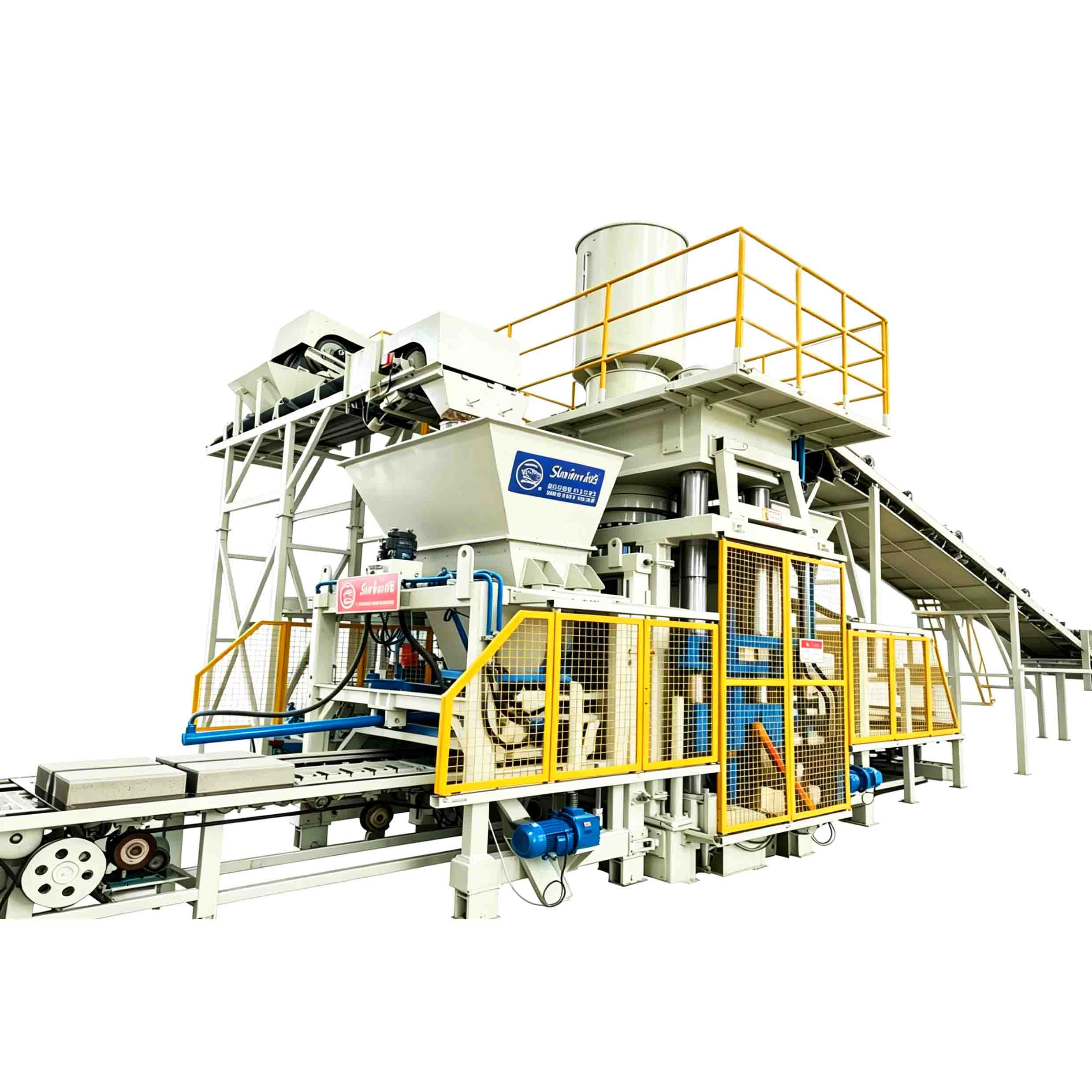 Máy tích hợp đá và khối hoàn toàn tự động